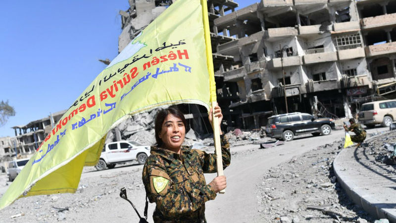 Fuerzas sirias y kurdas liberan Raqqa