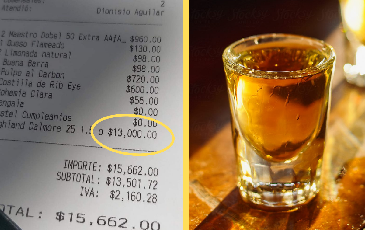 Joven exhibe a restaurante que quiso cobrarle 13 mil pesos por un shot