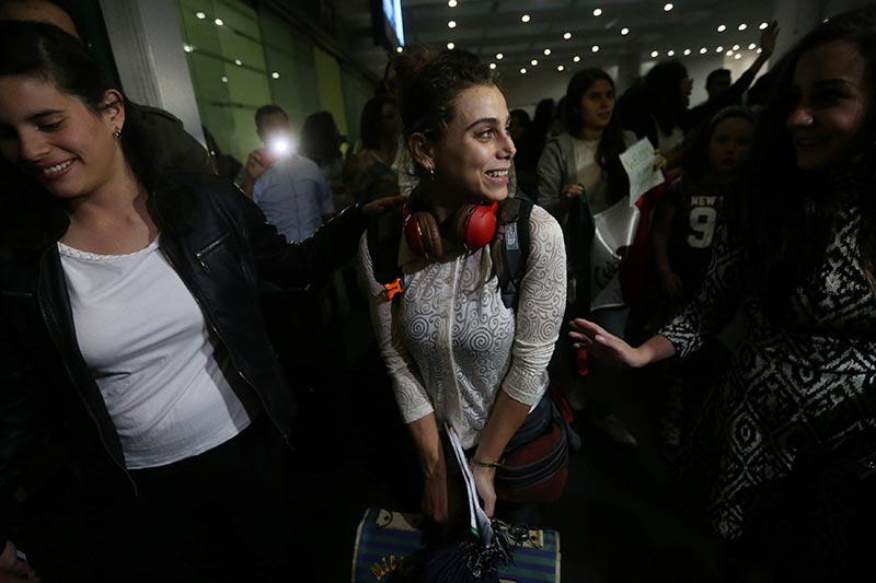 Llega a México la primera refugiada siria