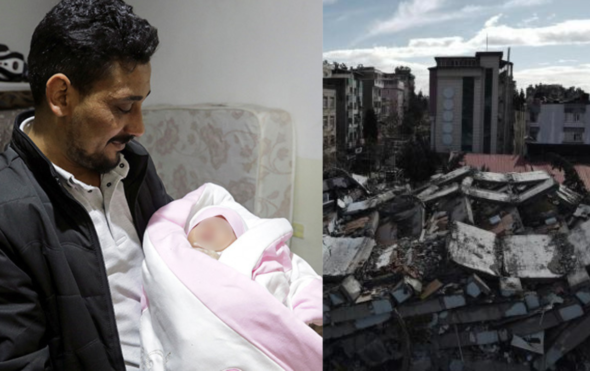 Adoptan a bebe milagro que nació bajo los escombros en el terremoto de Siria y Turquía