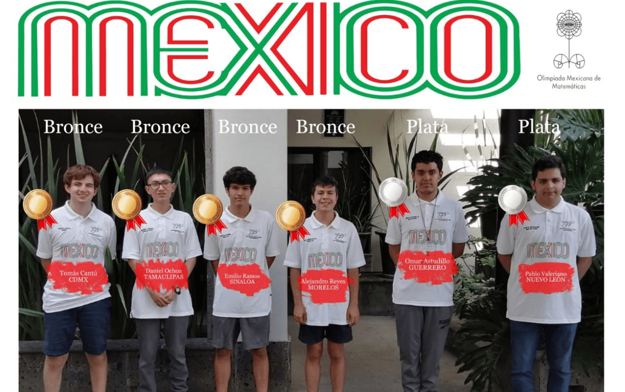 Ya cayeron las primeras medallas: México gana plata y bronce en la Olimpiada de Matemáticas