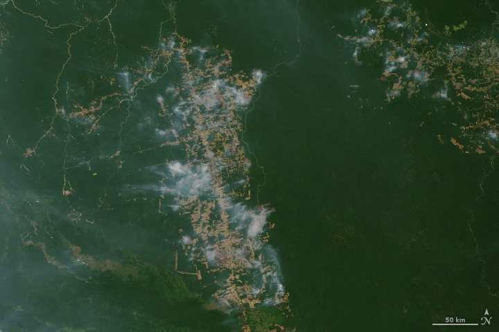 FOTOS: NASA confirma enorme nube de monóxido de carbono sobre el Amazonas