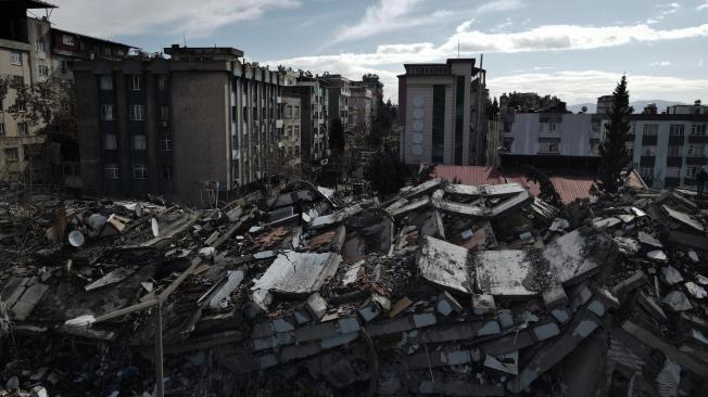 Imágenes aéreas de la catástrofe que dejó el terremoto en Turquía y Siria
