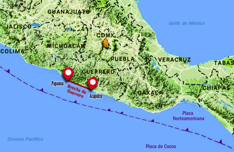 ¿Qué es la Brecha de Guerrero y por qué genera sismos de gran magnitud?