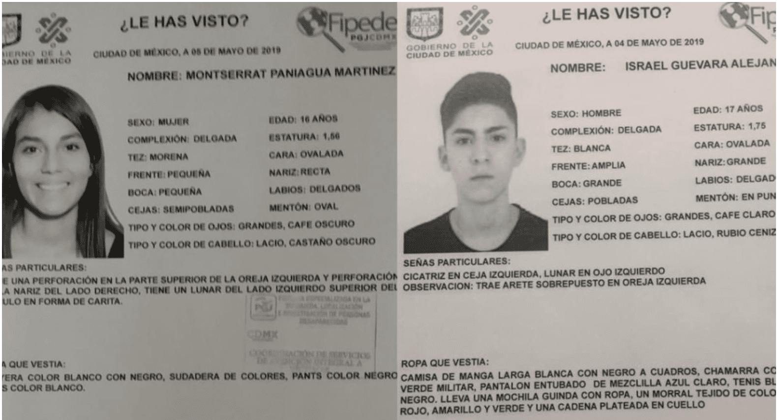 Reportan desaparición de dos jóvenes del CCH Vallejo