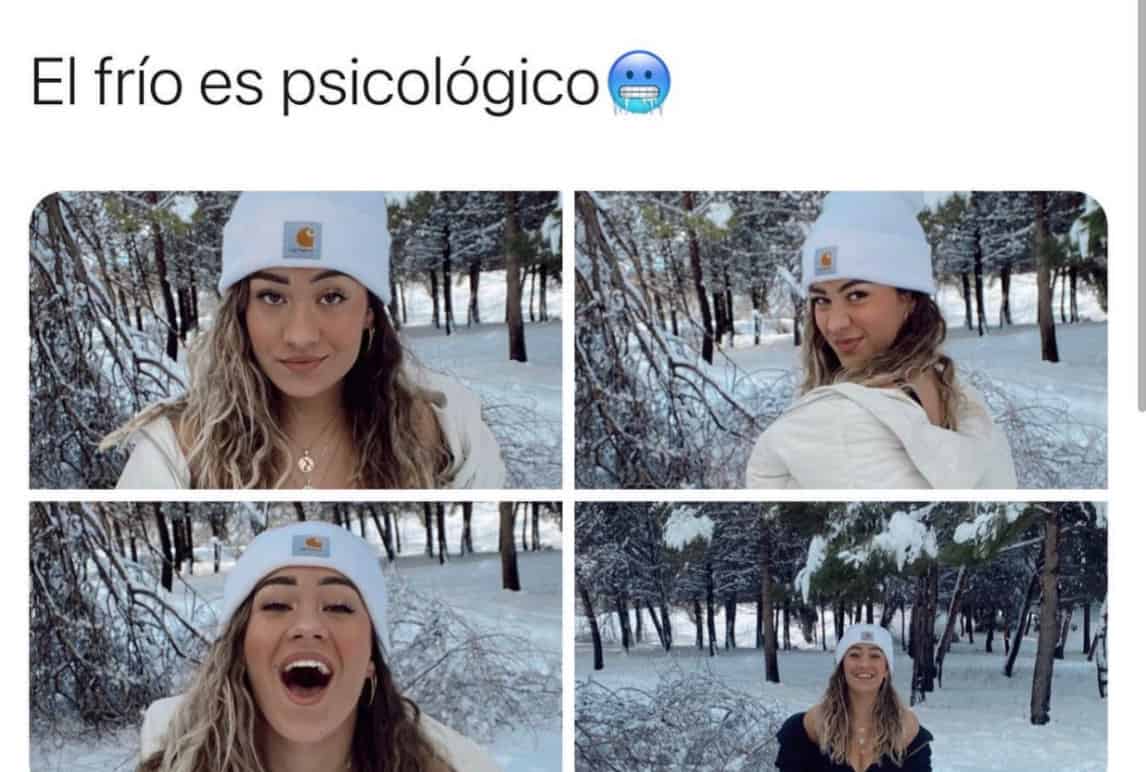 ‘El frío es psicológico’: ¿fue hospitalizada una influencer tras posar en bikini en la nieve?