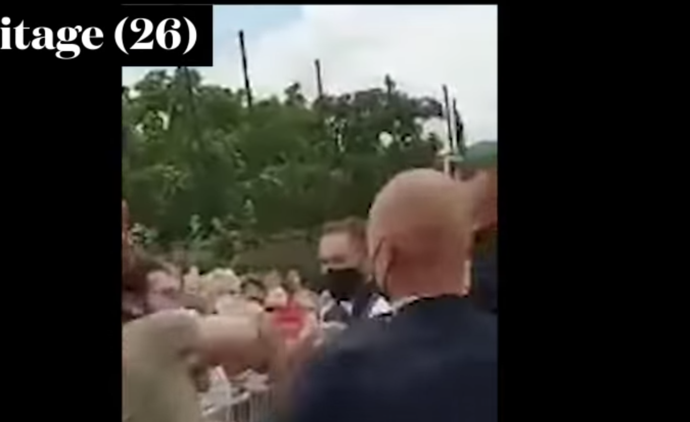VIDEO. Cachetean a Emmanuel Macron