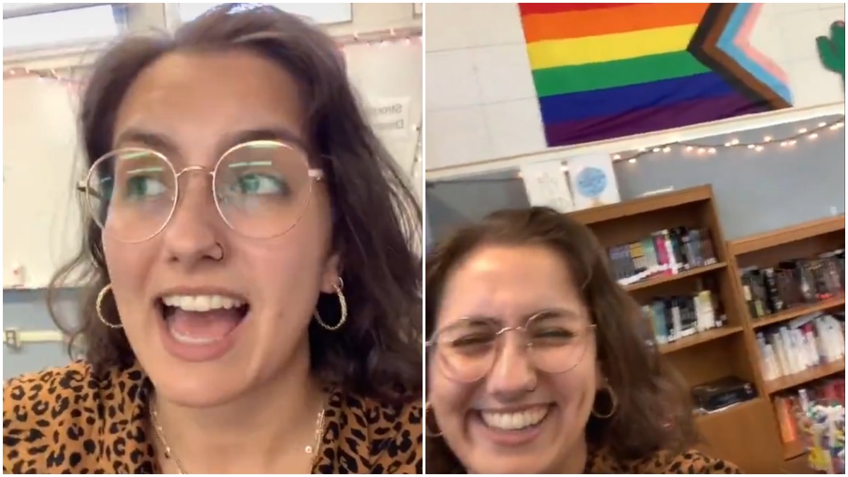 Despiden a maestra que pedía a sus alumnos jurar lealtad a la bandera LGBT