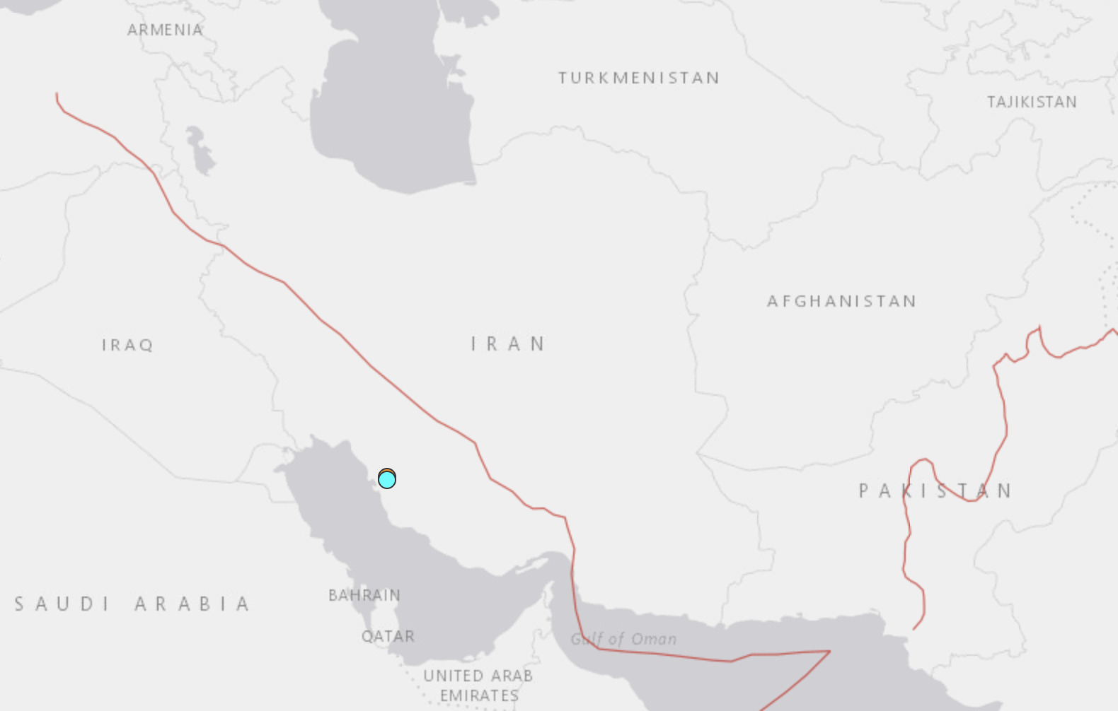 Reportan sismo de 4.9 cerca de una planta nuclear en Irán