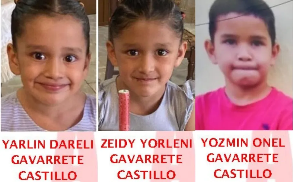 Alerta Amber: Familiares piden ayuda para encontrar a esos tres hermanitos en Coahuila
