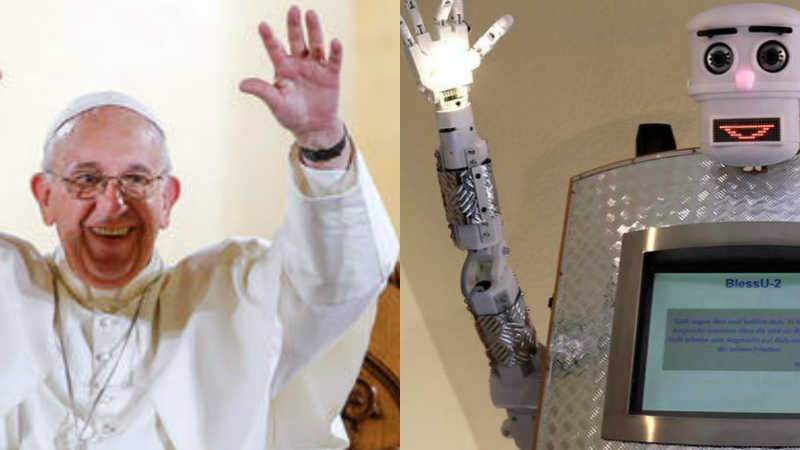 Bless U-2: El primer sacerdote robótico que da bendición en 5 idiomas